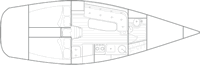Sydney 32 OD - Interior Plan